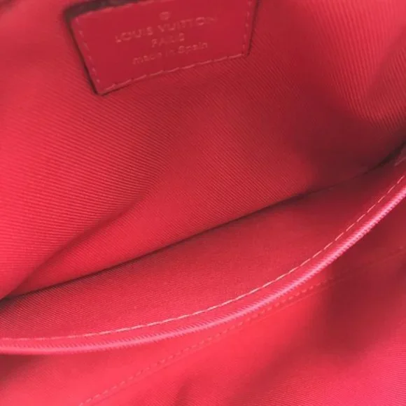 Louis Vuitton Saintonge Clutch #47424 Long Strap Zip Camera Calfskin - Picture 12 of 12